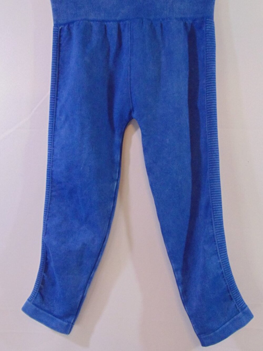 Nikibiki Blue Leggings Vintage ladder capri.  One size Lot of 3